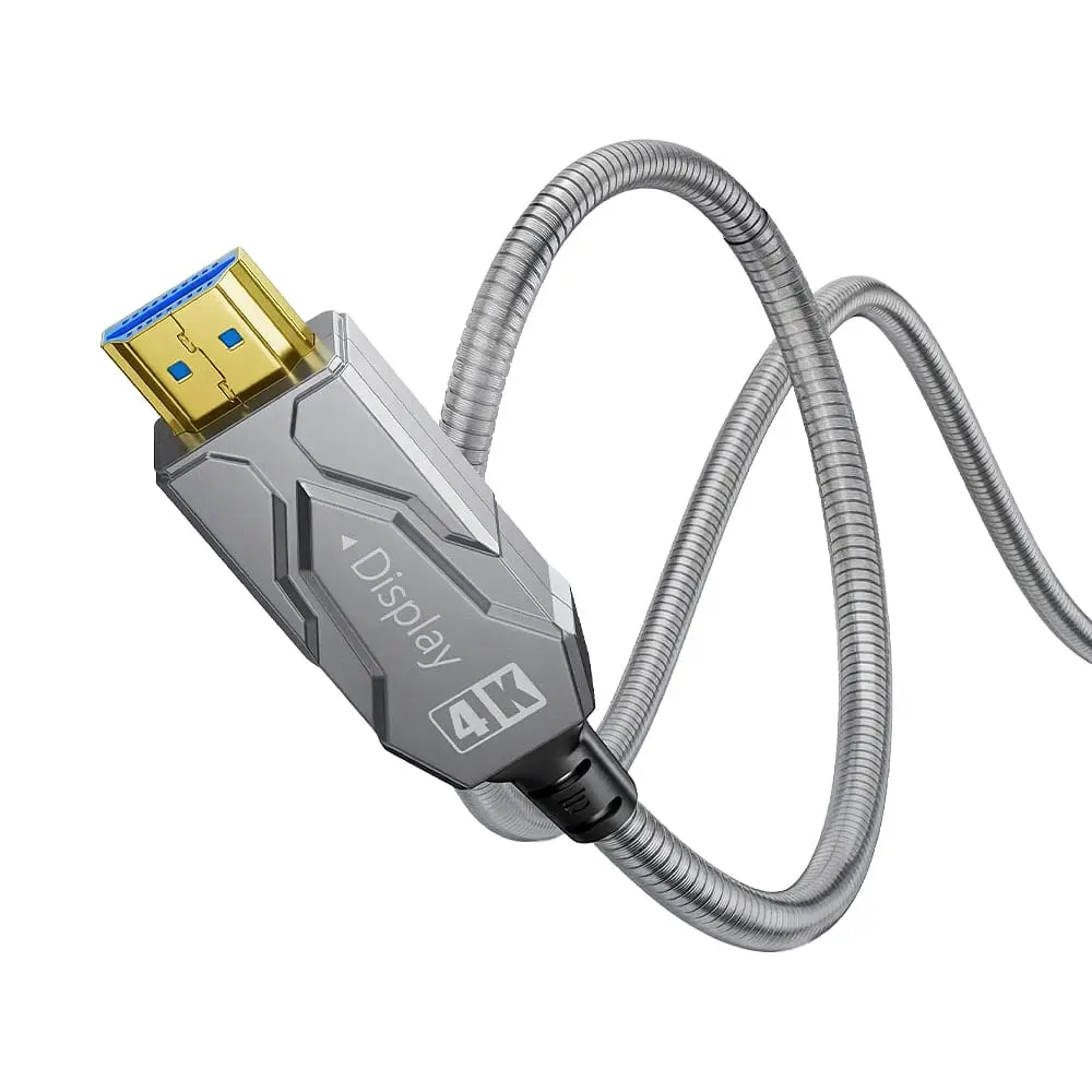 Кабель оптичний армований HDMI 2.0 100m Dtech DT-HF2100K (74-00156) - фото 2