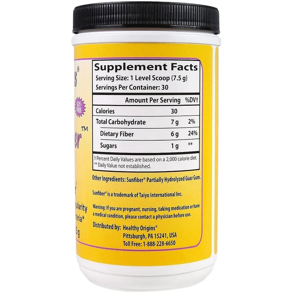 Натуральна клітковина Healthy Origins Natural Healthy Fiber 225 г  - фото 2