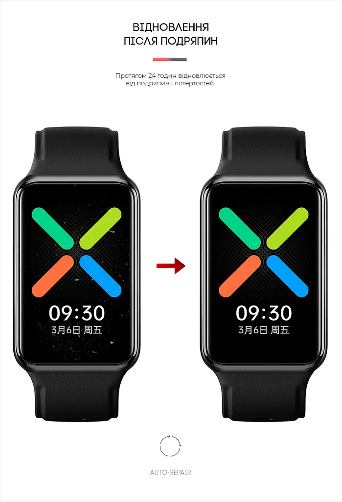 Гідрогелева плівка на годинники OPPO Watch Free ArmorStandart захисна плівка для смарт годинників прозора (ARM62600) - фото 3
