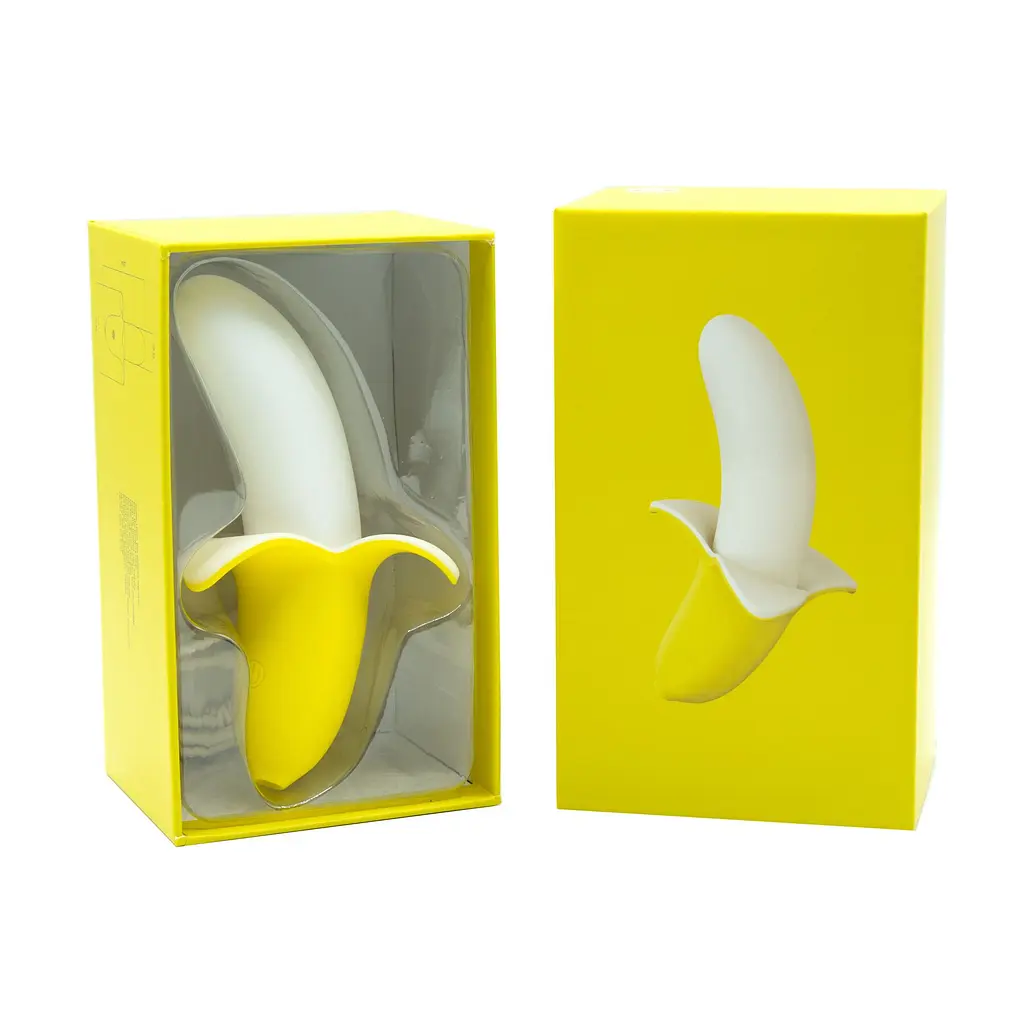 Вібратор-банан Banana Bliss Mini Silicone Vibrator, вагінально-кліторальна стимуляція, 10 режимів - фото 5