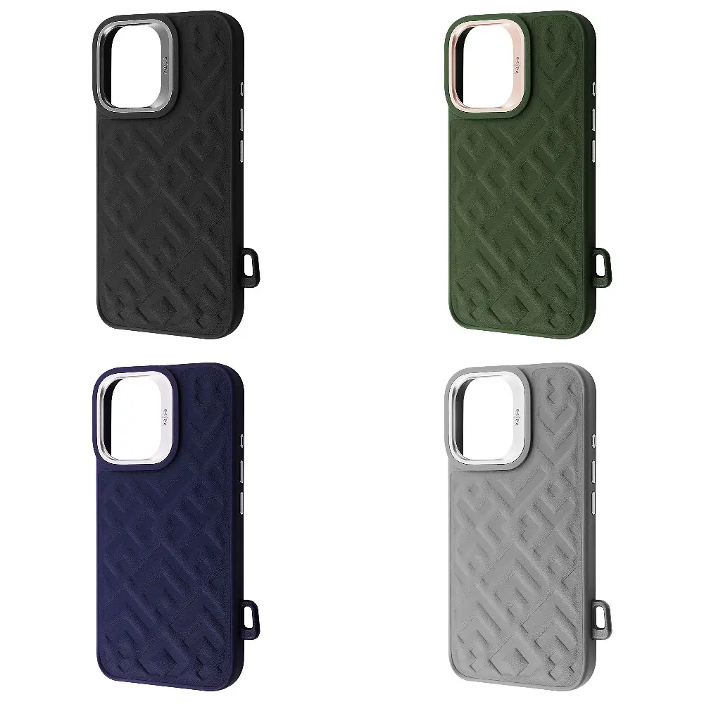 Чохол Kajsa Rhombus Collection with Magnetic Ring iPhone 16 в асортименті