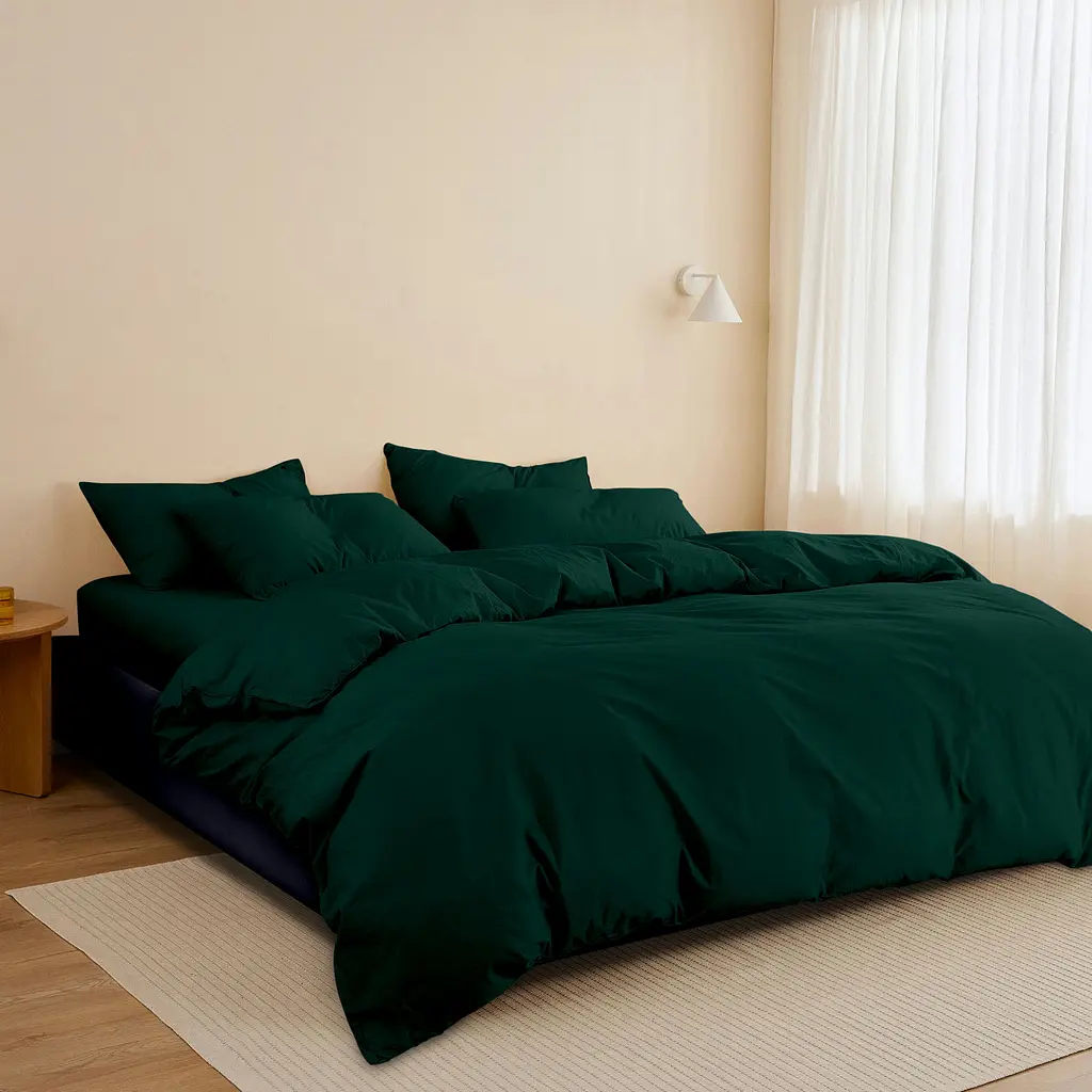 Простирадло на резинці Cosas Pine Dark 180х200х20 см (GreenDark_180x200x20) - фото 4