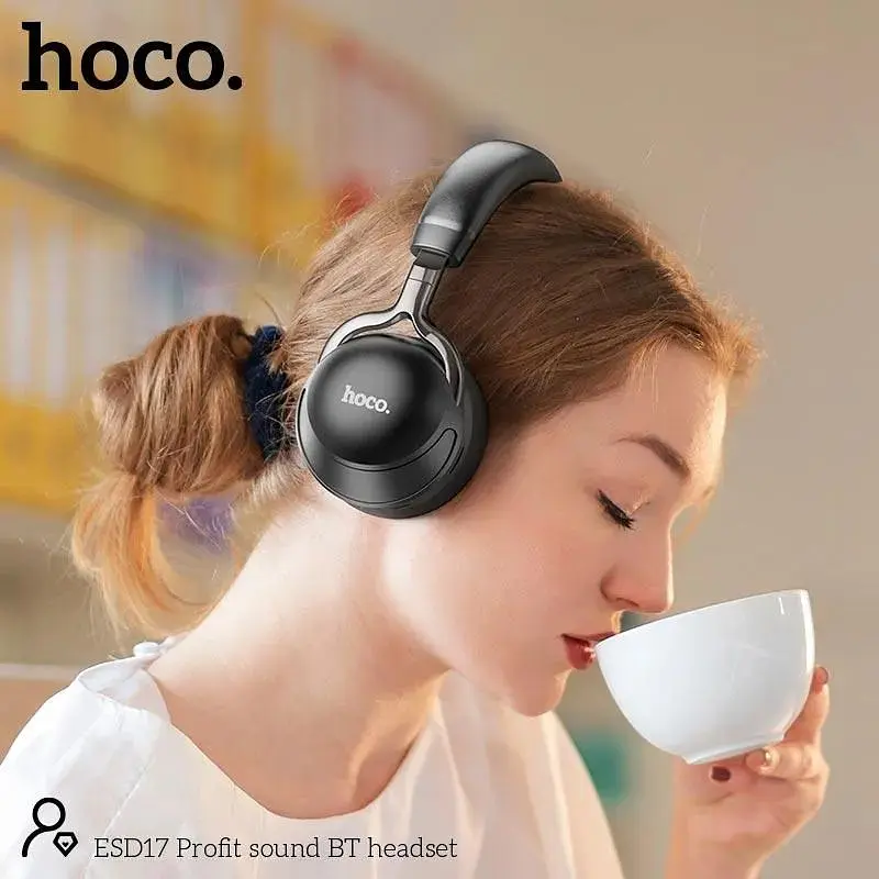 Наушники беспроводные Hoco ESD17 Profit sound BT headset - фото 9