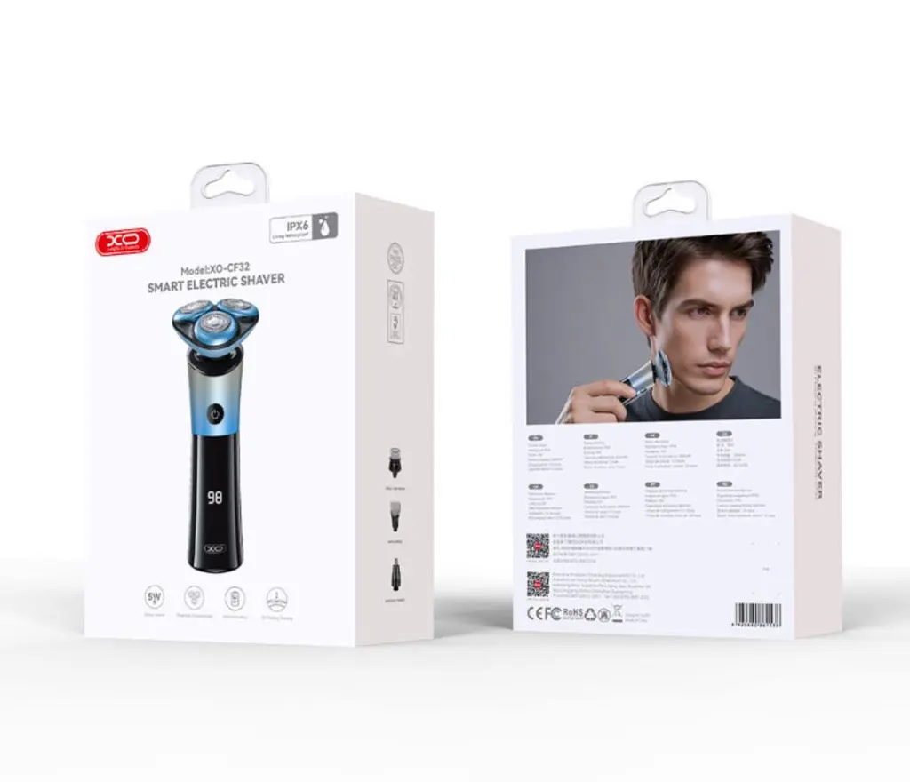 Електробритва XO CF32 4in1 синя - фото 3
