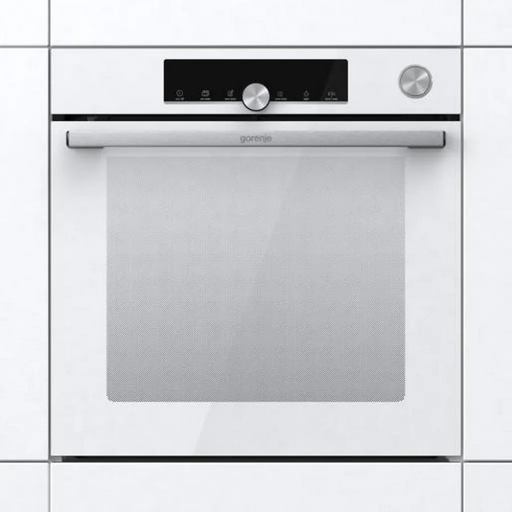 Gorenje Духова шафа електрична, 77л, A+, пара, дисплей, готування на різних рівнях, піроліз, білий - фото 3