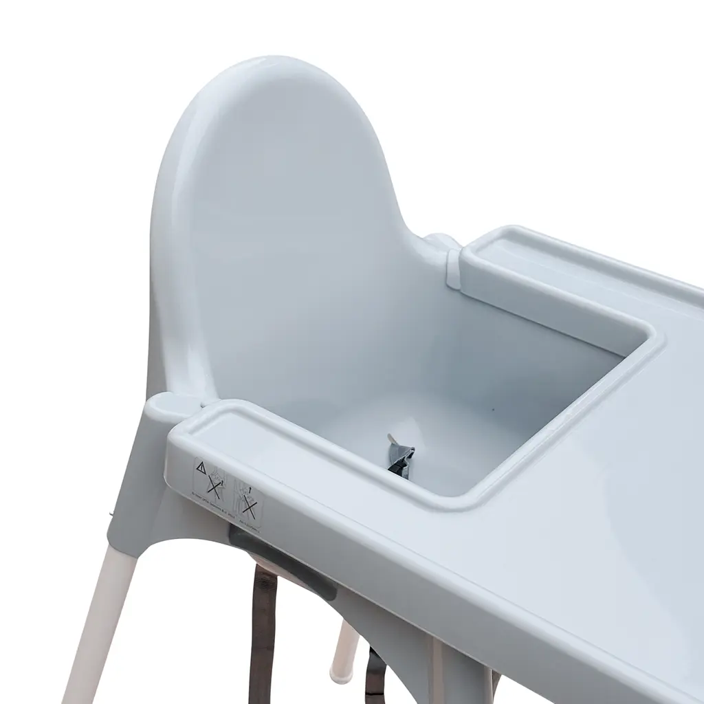 Стілець для годування IKEA ANTILOP зі стільницею Сіро-блакитний / Білий - фото 4