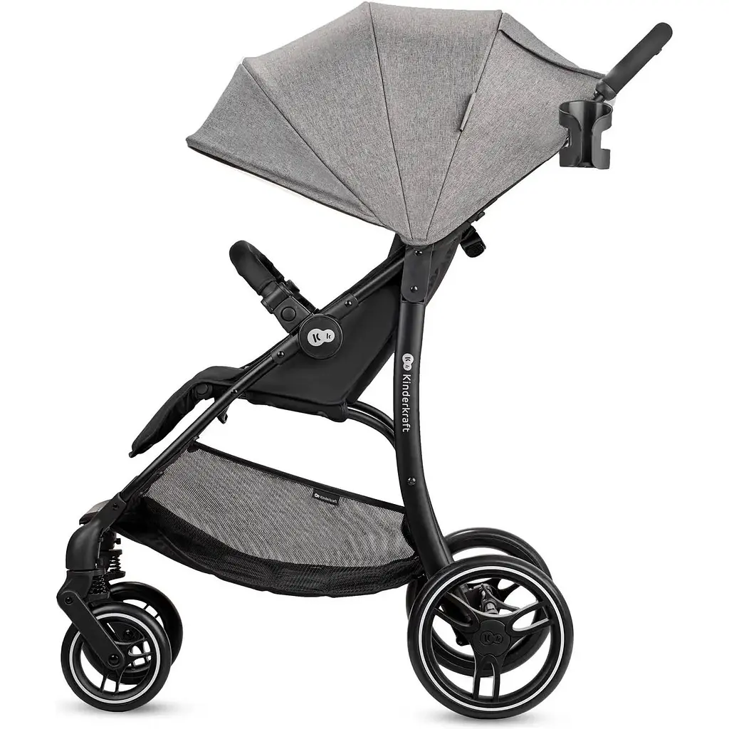 Прогулочная коляска Kinderkraft Trig 2 серая (00-00305193) - фото 4