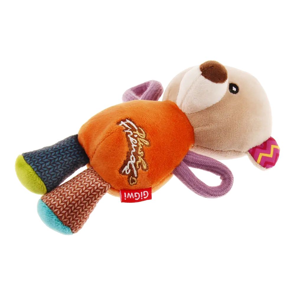 Іграшка для Собак Gigwi Plush Friendz Мишка з пищалкою 16х8х8 см - фото 2