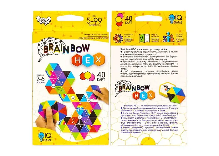 Настільна гра Danko Toys Brainbow HEX (G-BRH-01-01) - фото 4