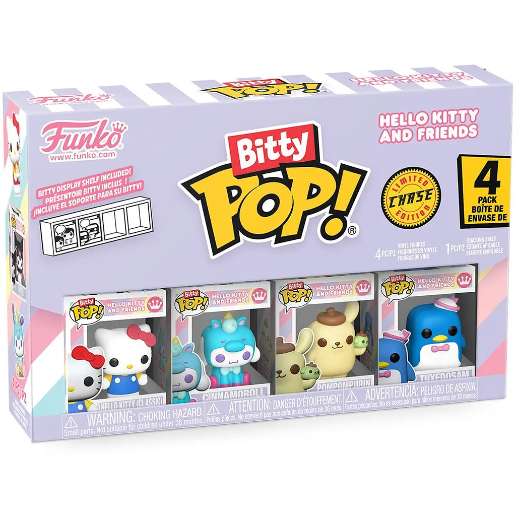 Набір ігрових фігурок Bitty Pop! Sanrio Хелоу Кітті 4 фігурки в асортименті (85713) - фото 2