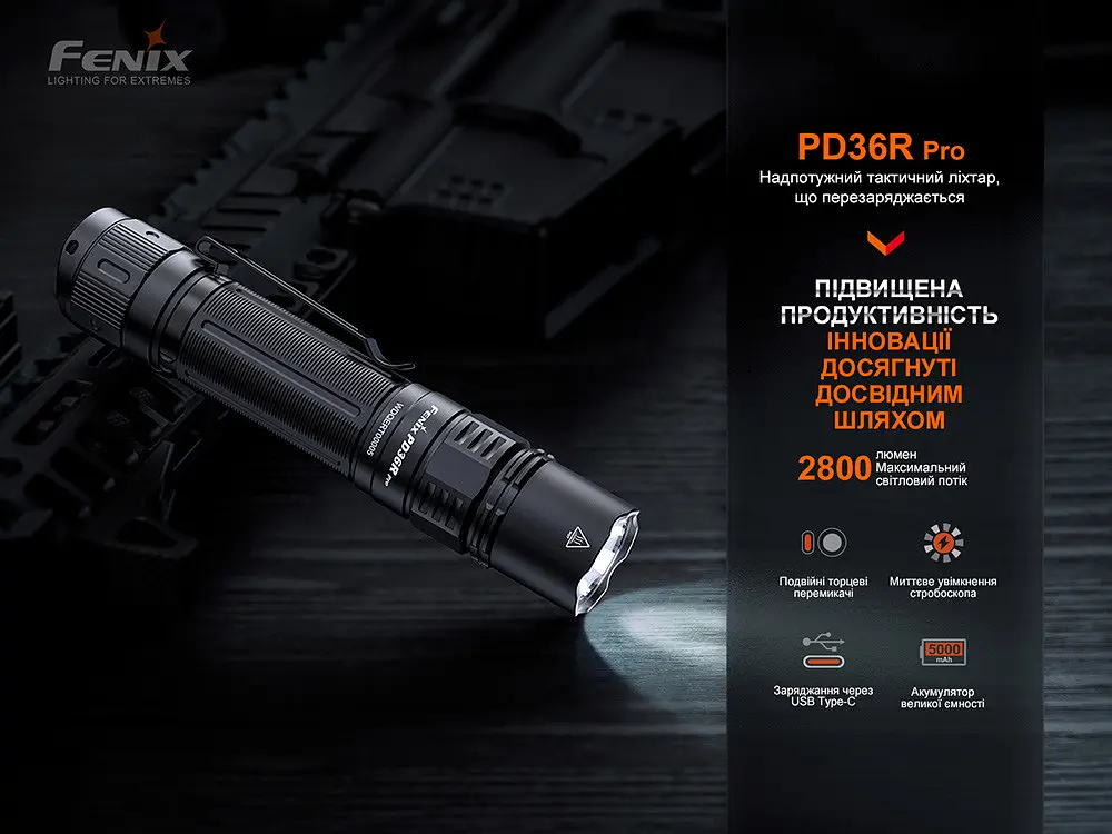 Ліхтар ручний Fenix PD36R Pro - фото 6