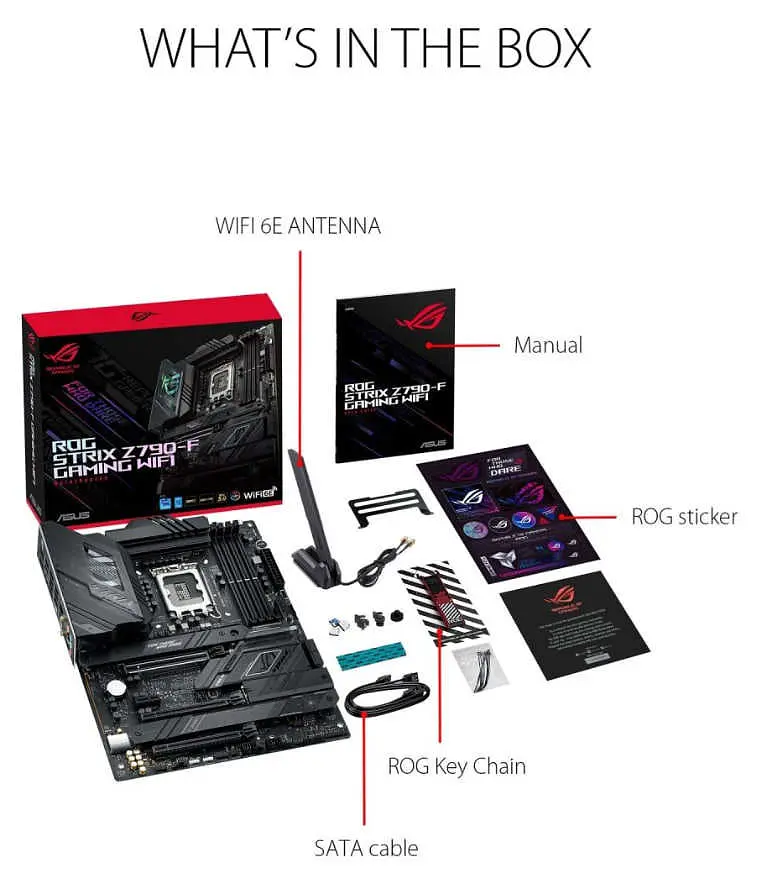 Материнская плата Asus ROG STRIX Z790-F Gaming WIFI (90MB1CP0-M0EAY0) - фото 6