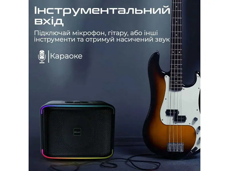 Портативна колонка HiFuture Event Horizon 100W Black (event horizon.black) - фото 7
