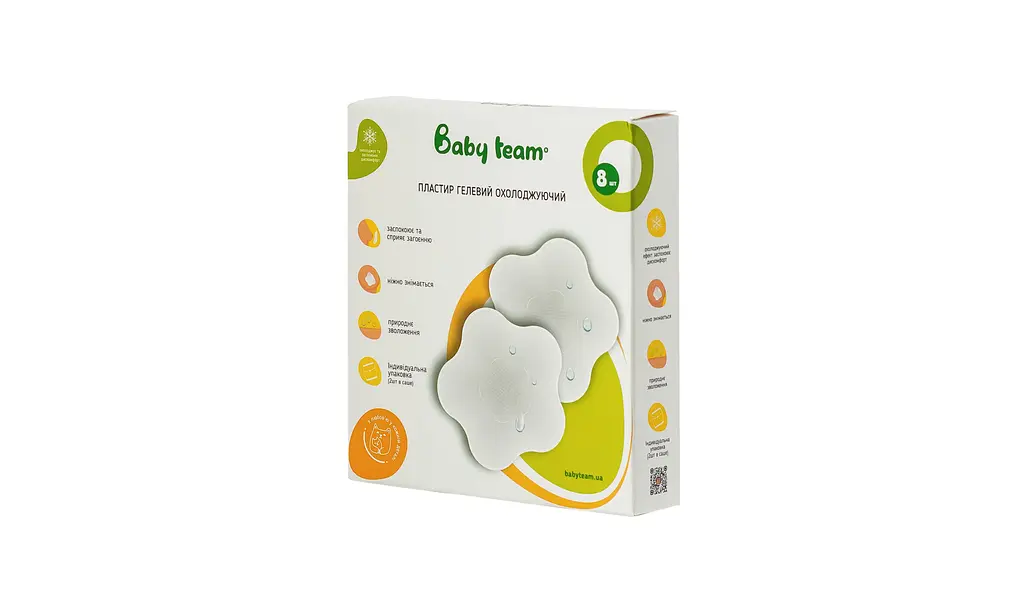 Пластир гелевий охолоджуючий Baby Team 8 шт. (0027) - фото 3