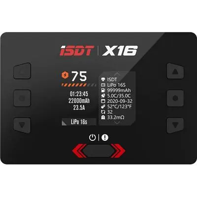 Зарядний пристрій для дрона iSDT X16,1100W x 2/20A x 2 Dual Channel (HP0015.X16) - фото 2