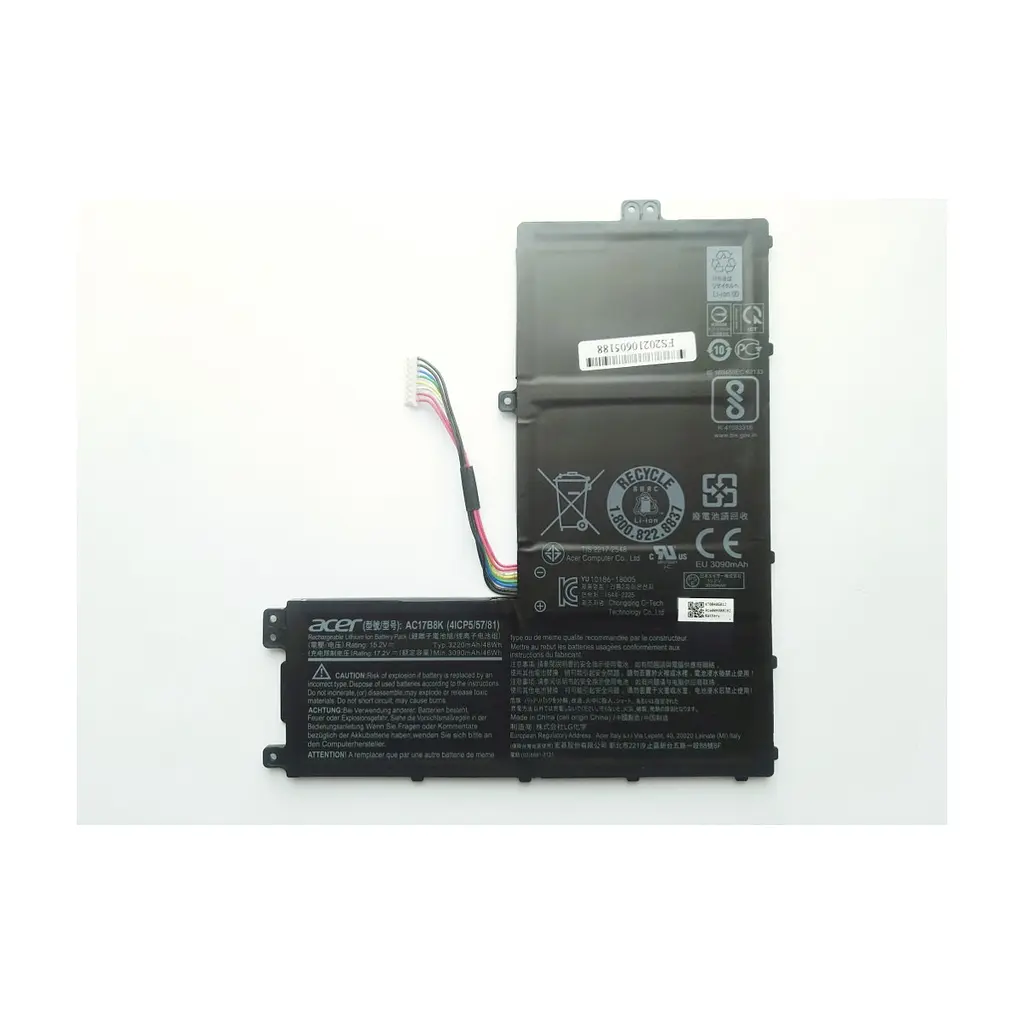 Акумулятор до ноутбука Acer AC17B8K Swift SF315-52, 3220mAh (48Wh), 4cell, 15.2V, Li-ion (A47642)