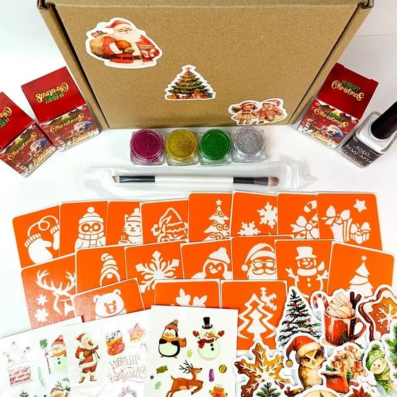 Подарунковий набір Fresh Tattoo Різдвяне диво: Чарівний Подарунок gift-box-christmass-3kids - фото 2