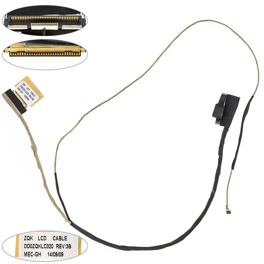 Шлейф для ноутбука Acer (Aspire: V5-472G) LED (DD0ZQKlC020) Б/В