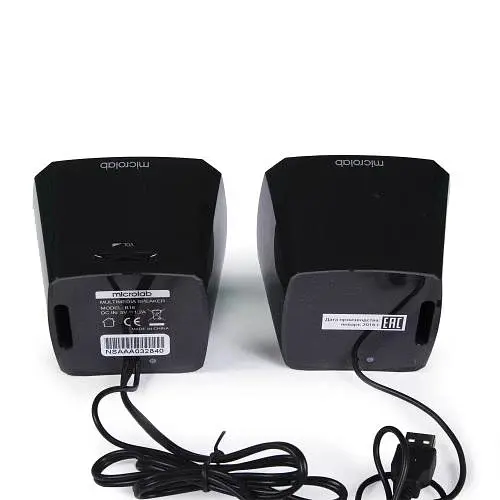 Колонки 2.0 B-16 Black 2 x 2.5 Вт Microlab teh0021002 - фото 4