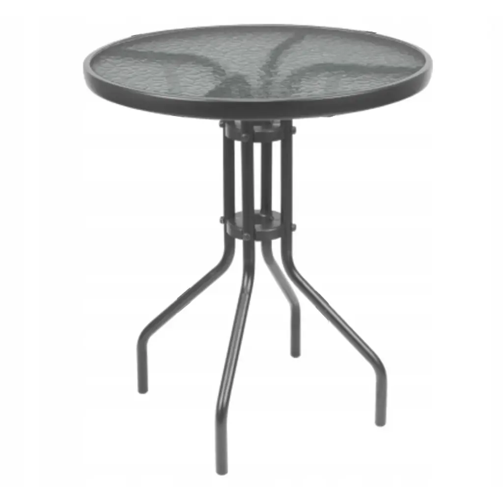 Садові меблі Chomik Bistro New стіл та 2 стільці сірий - фото 2