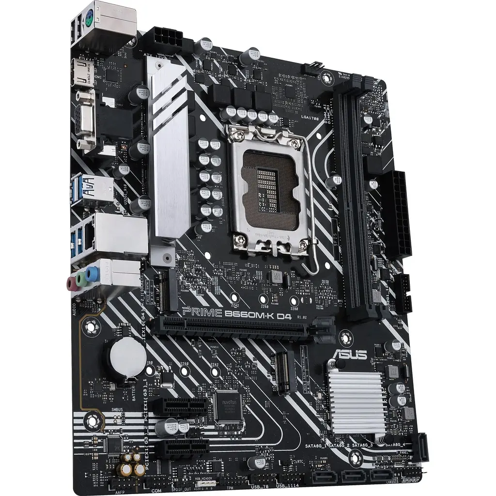 Материнська плата Asus Prime B660M-K D4 (90MB1950-M1EAY0) [147092] - фото 4