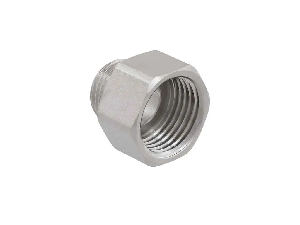 Перехідник RAFTEC 1/2"Вх3/8"З ВЗ, DN15х10, , нікель, P01005 - фото 2
