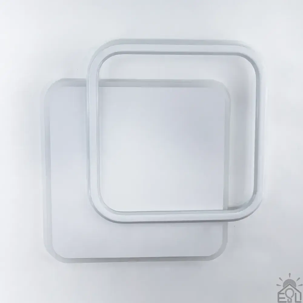 Керована світлодіодна люстра STANDART 80W 2S-ON/OFF-475х475х50-WHITE ESLLSE - фото 5