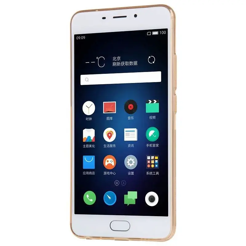 Чехол-накладка Nillkin TPU Nature Meizu M3e Brown - фото 3