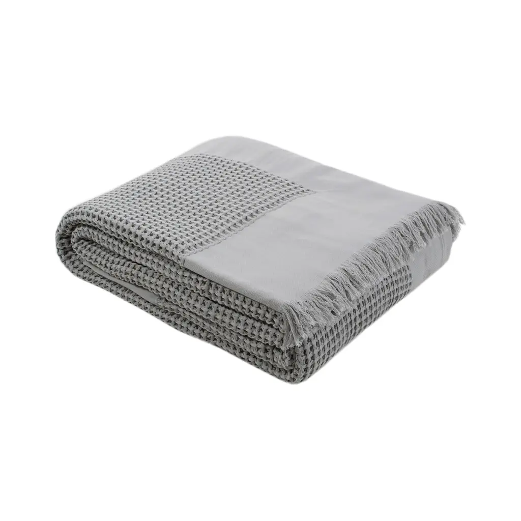 Покрывало Lotus Home - Egi серый 240x260 - фото 6