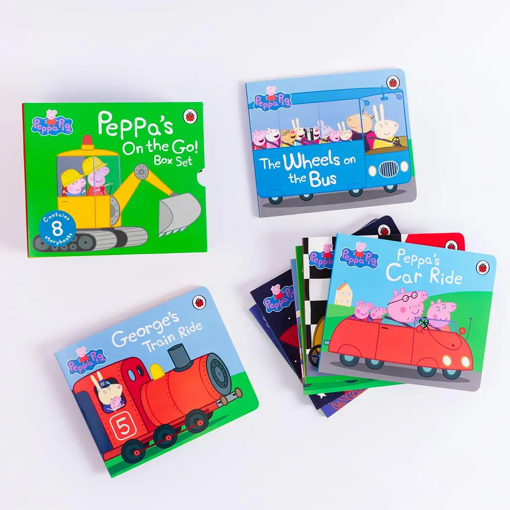Peppa on the Go! 8 board book slipcase set - фото 5