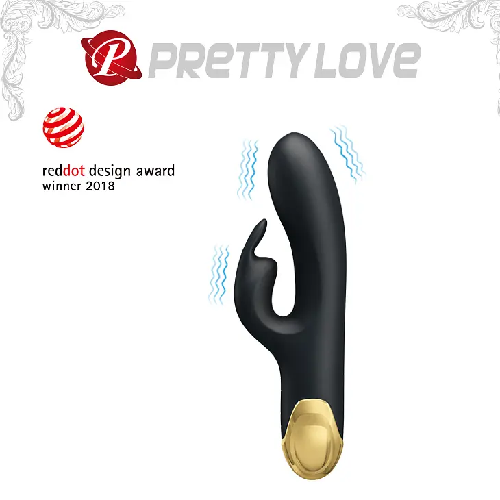 Вібратор Pretty Love Royal Pleasure Double Pleasure Black - фото 8