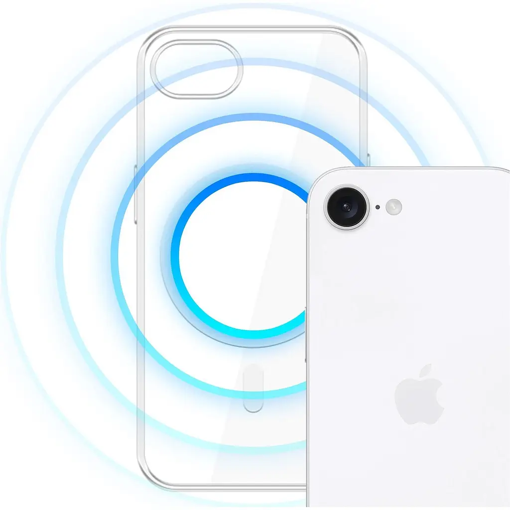 Чохол Clear Case with MagSafe для Apple iPhone 17e/ 16e Transparent AAA [138722] - фото 5