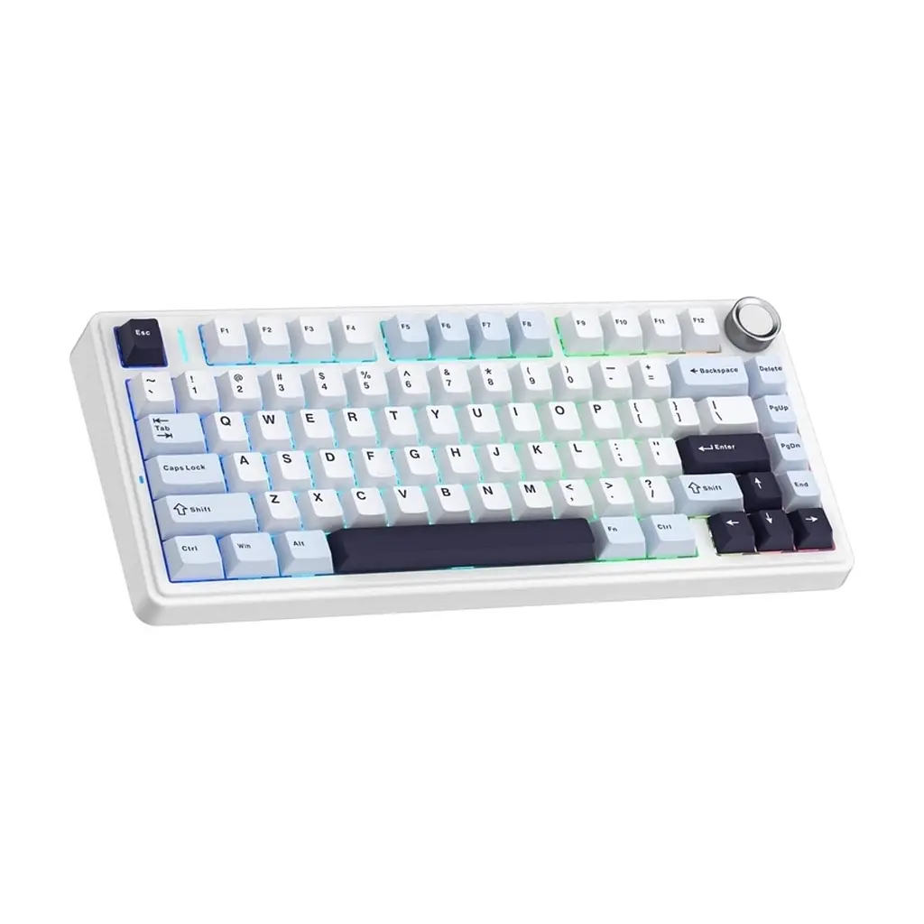 Клавіатура Aula F75 Pink Switch USB UA White (6978080504883) - фото 2