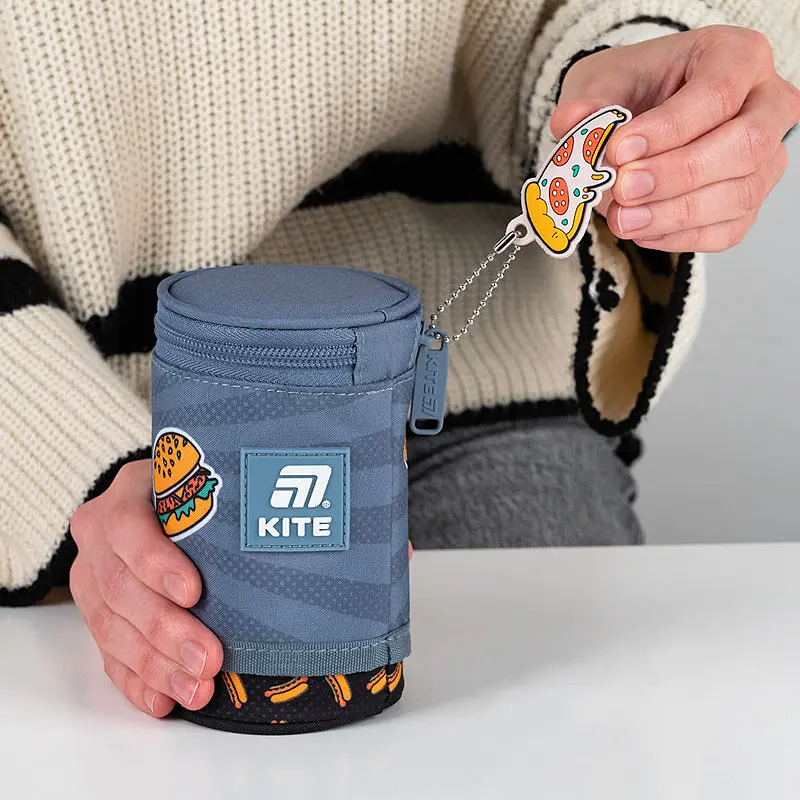 Пенал Kite Crazy Street Food синій (K25-684-1) - фото 9