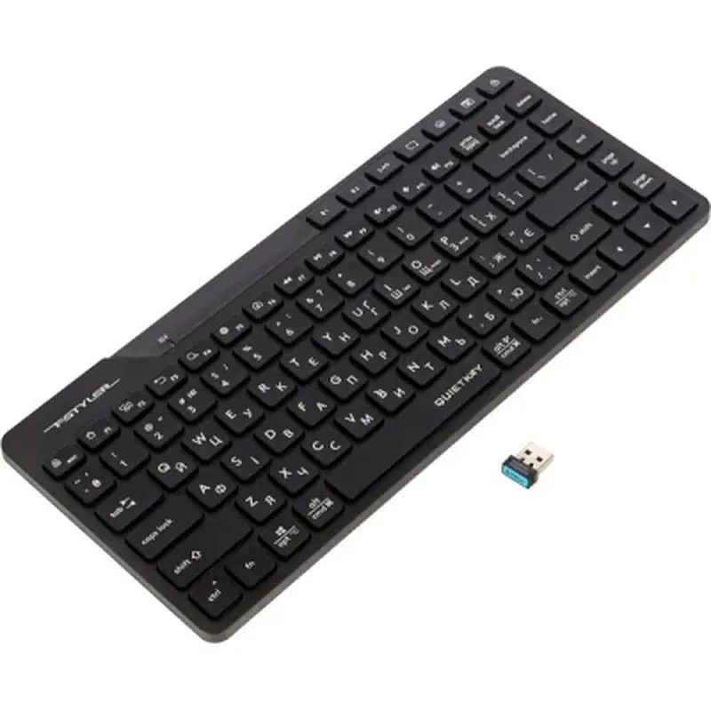 Клавіатура A4Tech FBK26C AS Wireless/Bluetooth Black (4711421000208) - фото 4