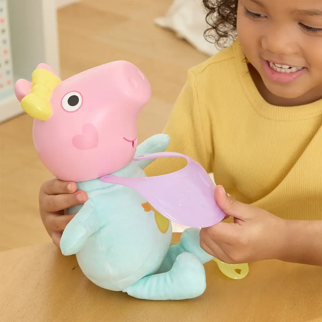 Інтерактивна іграшка Peppa Pig Крихітка Еві хрюшки-обіймашки (G1637) - фото 4