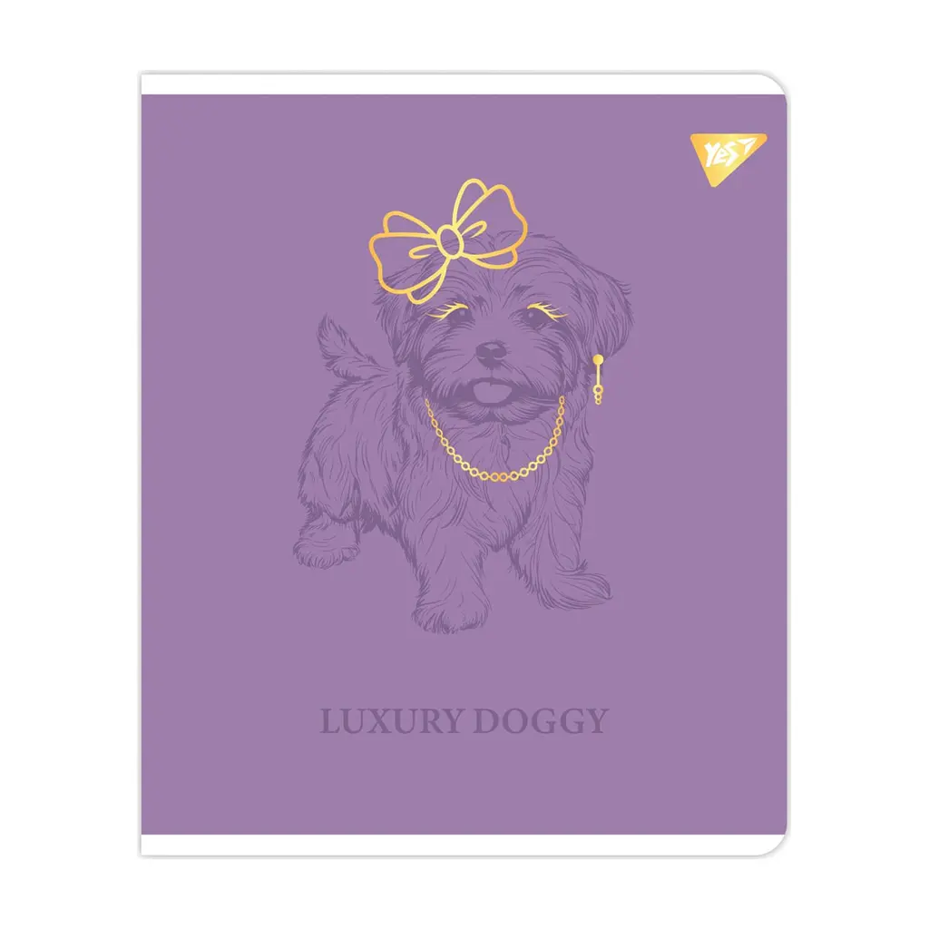 Зошит Yes Luxure doggy А5 48 аркушів клітинка (767549), в асортименті - фото 3