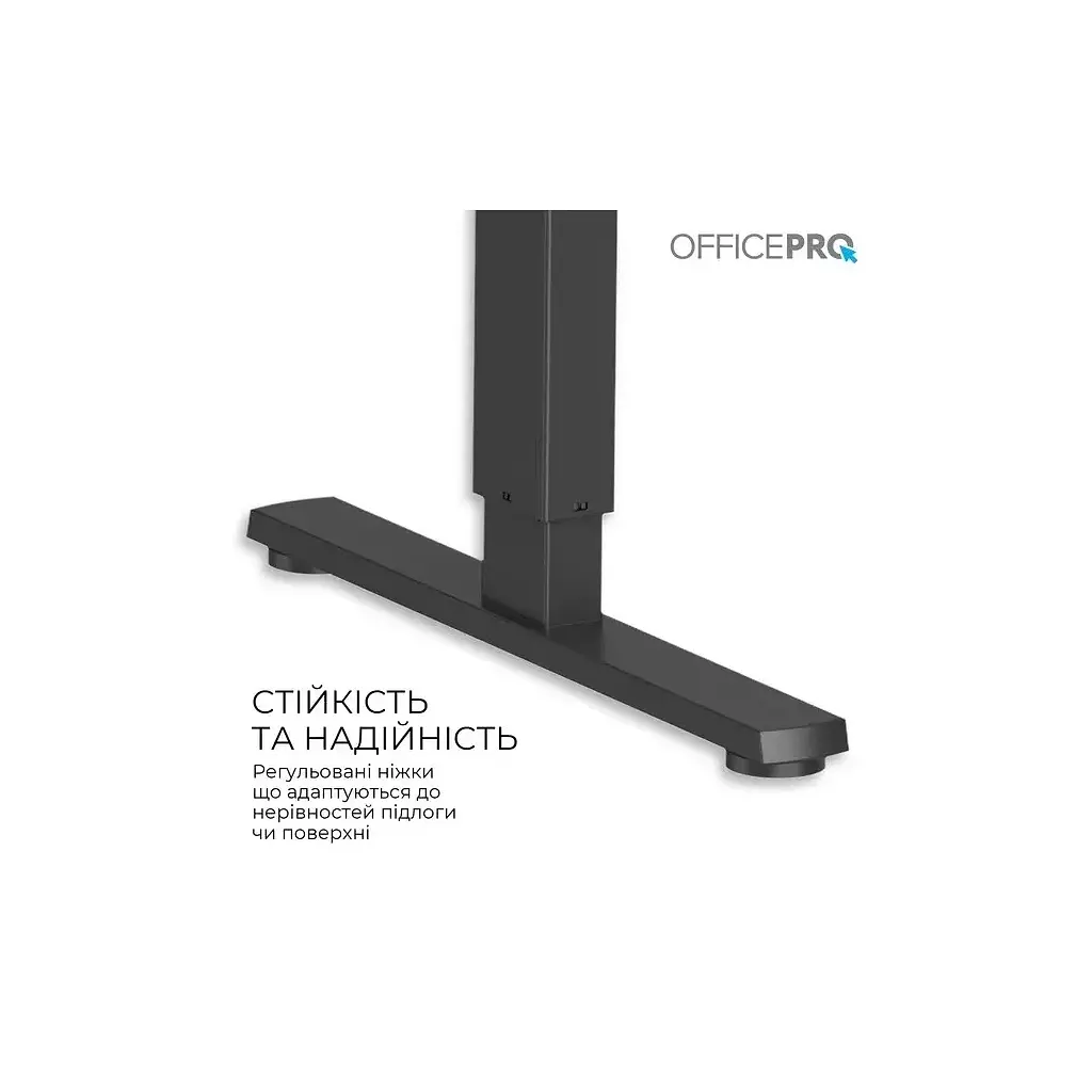 Комп'ютерний стіл OfficePro ODE1670WB White/Black (ODE1670WB) - фото 9