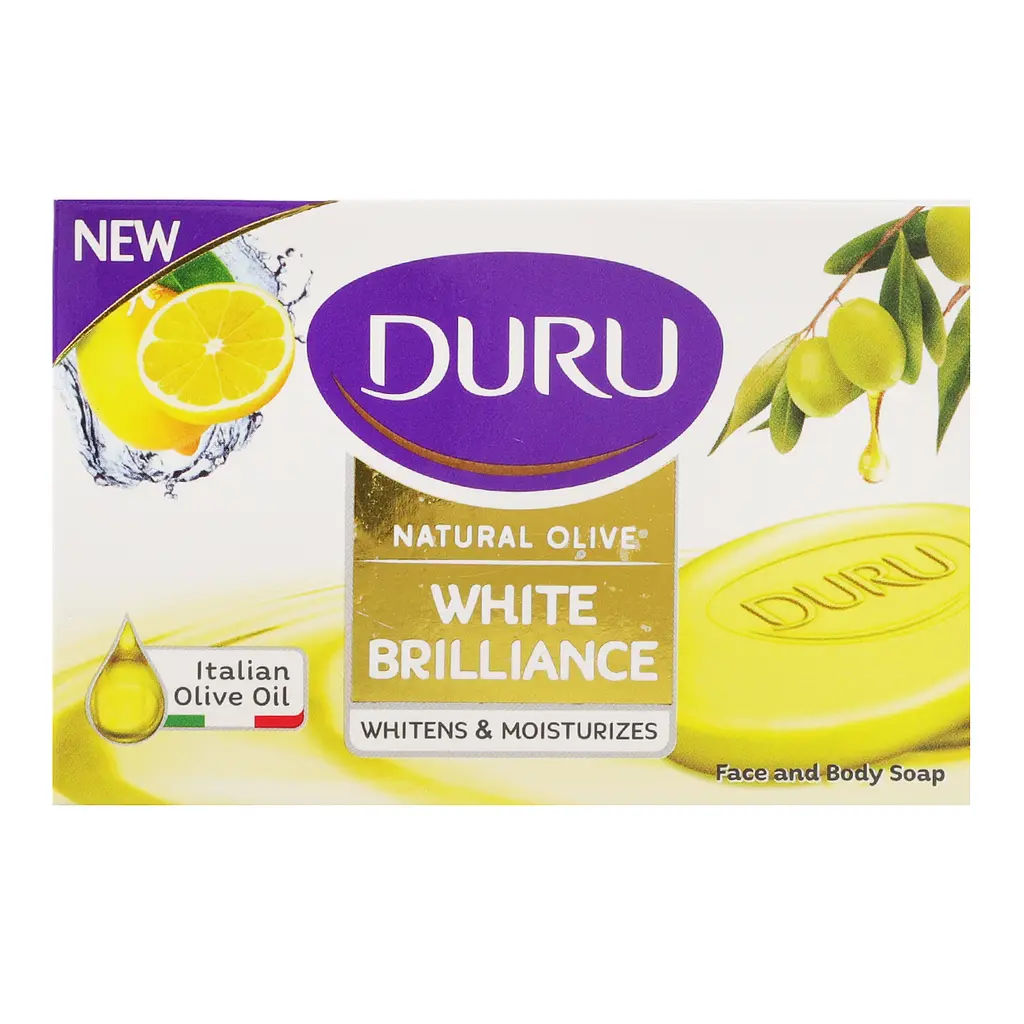 Косметическое мыло Duru White Brilliance Natural Olive с оливковым маслом 90 г - фото 3