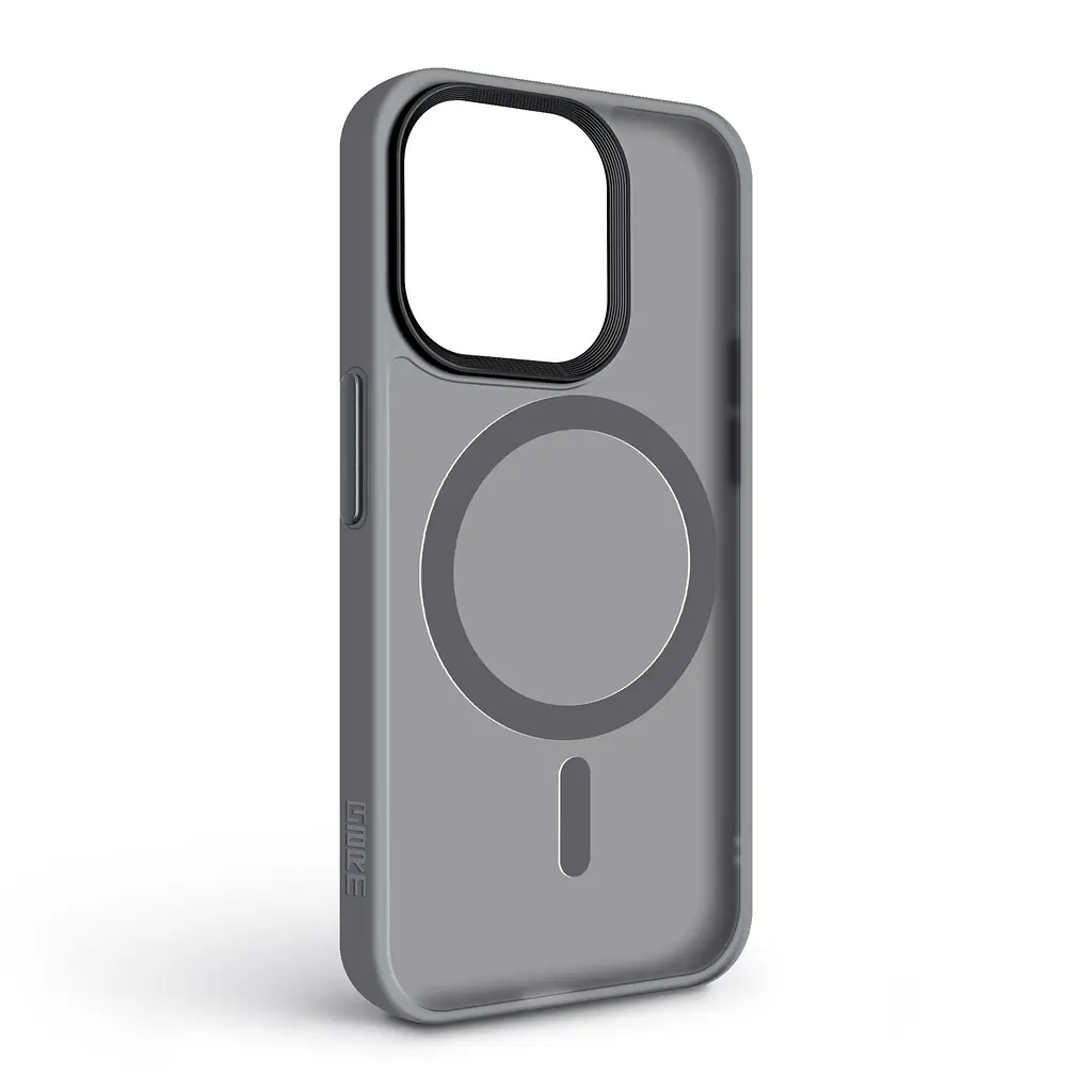 Чехол для Apple iPhone 15 Pro, Uniq MagCase, серый, противоударный, панель-накладка с MagSafe, ударопрочный TPU+PC, с магнитом MagSafe, поддержка полноценной беспроводной зарядки, ArmorStandart (ARM75278) - фото 2