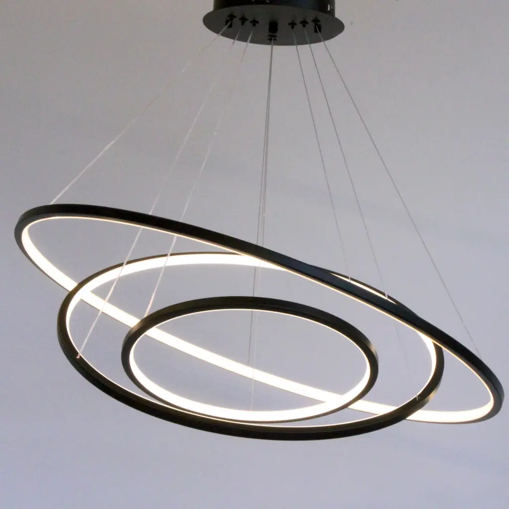 Подвесная люстра Friendlylight Wheel 3 Black FL5125 - фото 2