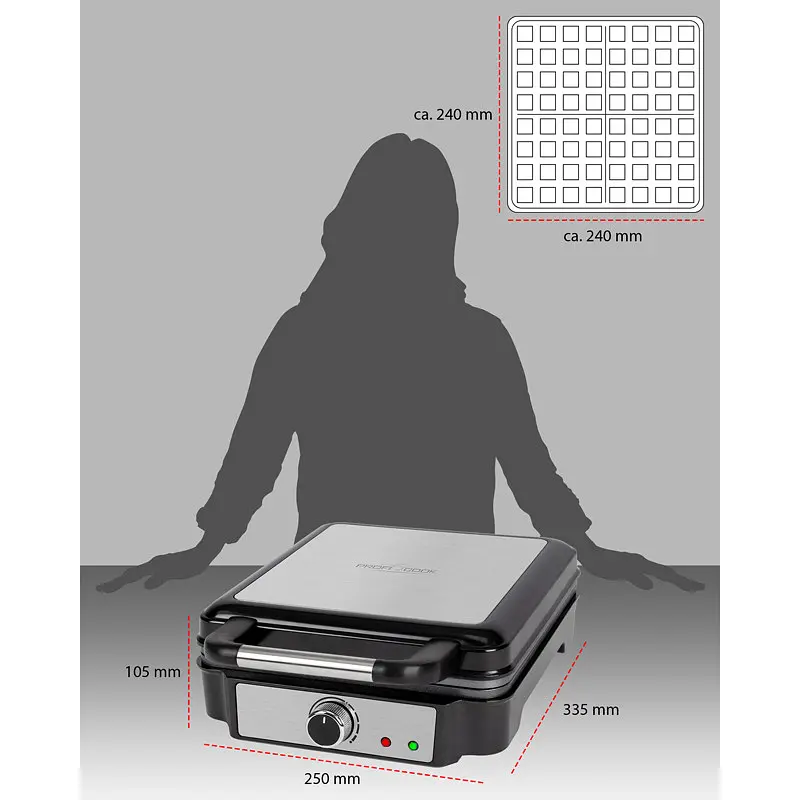 Вафельница Profi Cook PC-WA 1241 - фото 4