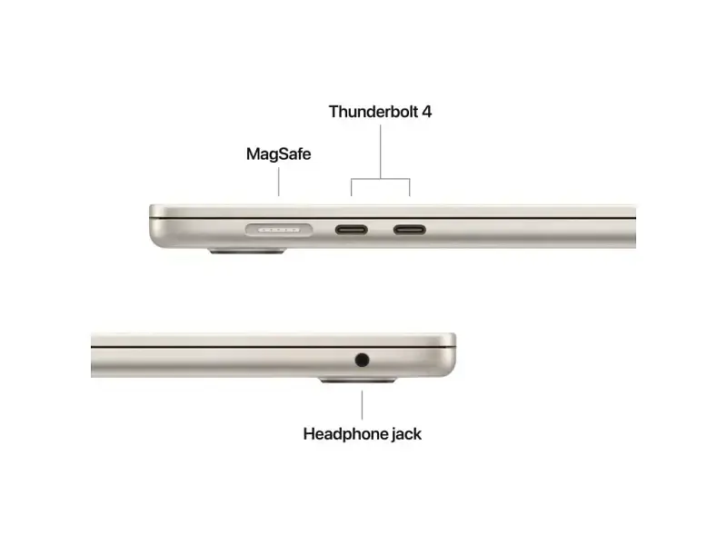 Ноутбук Apple MacBook Air 15 2026 M5/10CPU/10GPU/32GB/512GB Starlight (Z1LT000RE) - фото 3