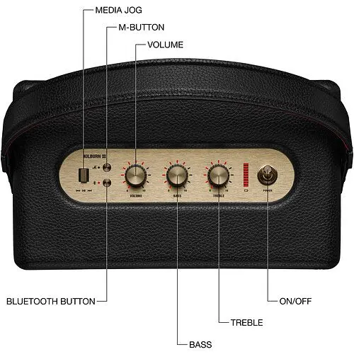 Колонка Marshall Kilburn III Black and Brass 50W Original (Підтримка офіційного додатку) (1007443) - фото 3