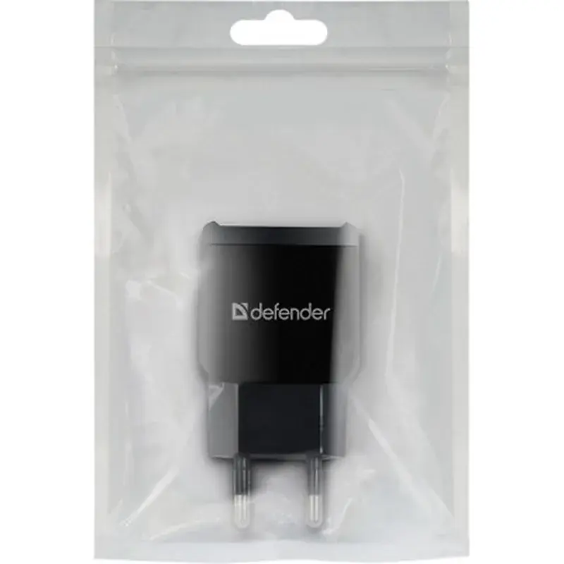 Зарядний пристрій Defender EPA-13 black, 2xUSB, 5V/2.1A, package (83840) - фото 3
