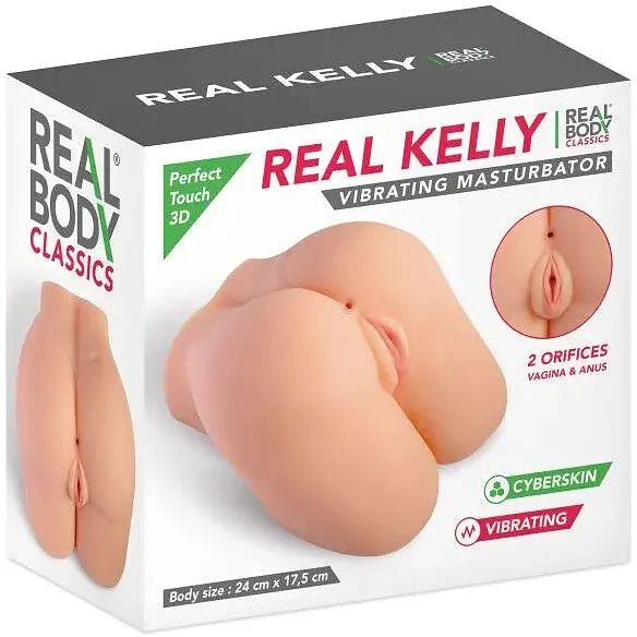 Мастурбатор з вібрацією Real Body - Real Kelly - фото 5