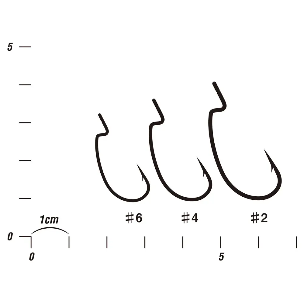 Крючок Decoy Worm27 Hyper Mini 6 (9 шт/уп) - фото 2