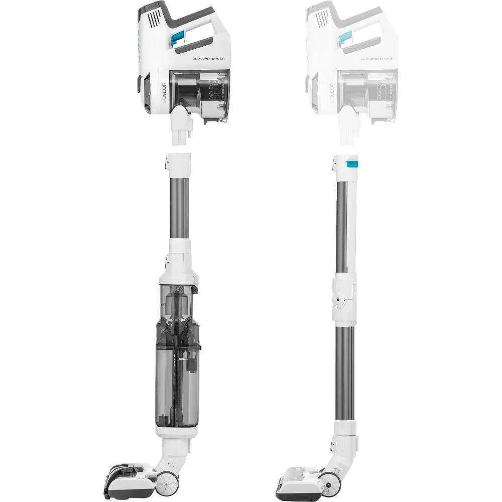 Вертикальний + ручний пилосос 2 в 1 Sencor SVC 0825WH - фото 3