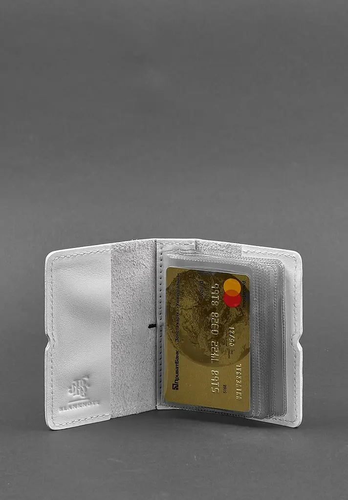 Женский кожаный кард-кейс 7.0 красный - фото 3