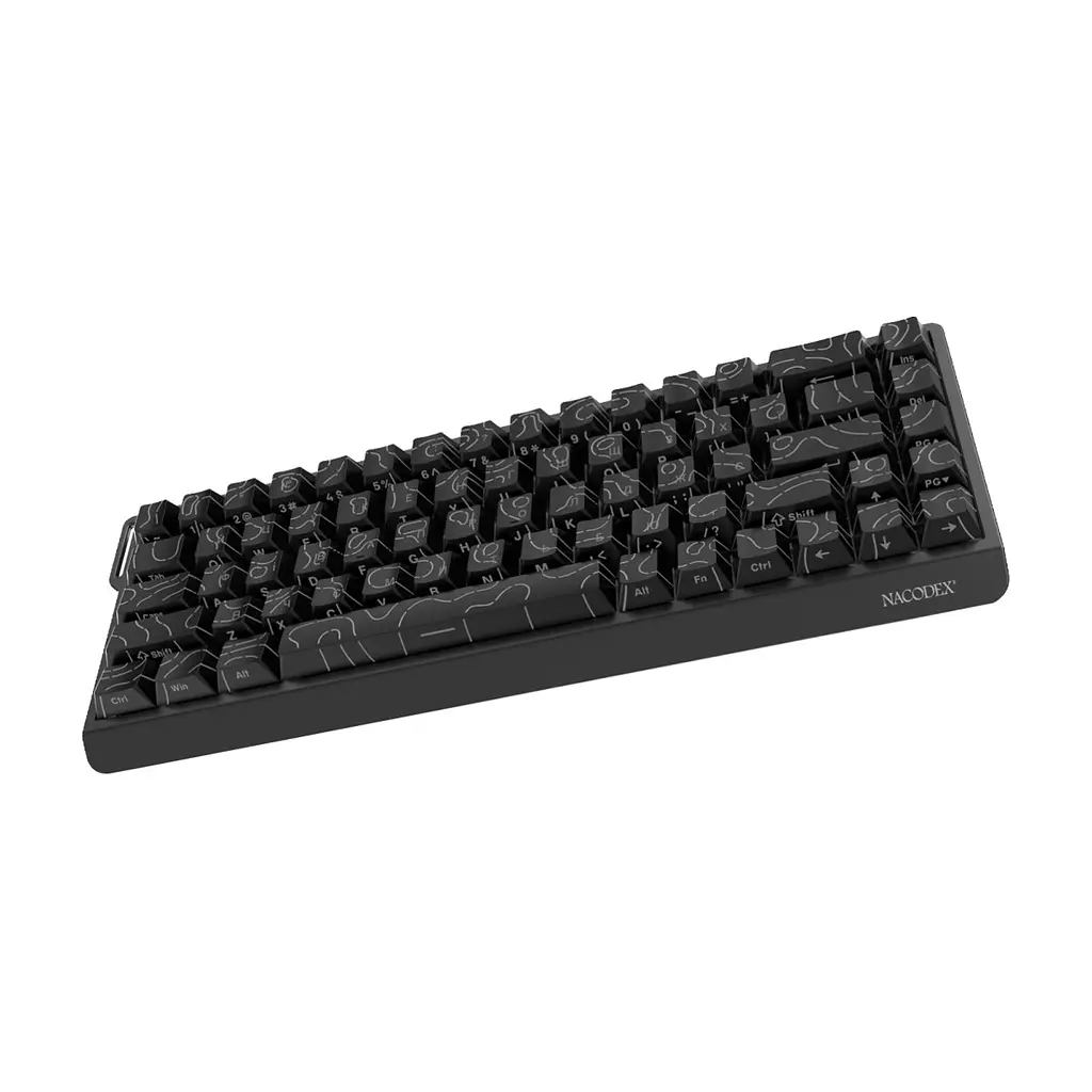 Клавіатура Ajazz NacodeX NK68 V2 Red Switch LED USB UA Black (NK68-V2-R-S-B) - фото 5